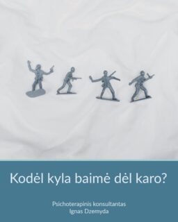 Karo baimė susijusi su dideliu stresu, nerimu ir nesaugumu. Dėl vidinių priežasčių ji stiprėja.
Gyvename karo akivaizdoje, tačiau kartais karo baimė būna neadekvačiai didelė. Tai sutrikdo kasdienį žmogaus gyvenimą. Neadekvati karo baimė dažnai kyla dėl vidinių psichologinių procesų, kurie nuri tiesioginio ryšio su realia grėsme.
Karo baimę sustiprina kolektyvinės traumos. Lietuva išgyveno pasaulinių karų žiaurumus ir patyrė šaltojo karo grėsmes. Ankstesnių kartų karo išgyvenimai perduodami per pasakojimus. Tai gali stiprinti nesąmoningą baimę, kad konfliktai atsinaujins, net jei realios grėsmės nėra.
Ankstesnės traumos gali sustiprinti karo baimę. Neadekvati karo baimė gali būti trauminis atakas. Jei žmogus yra patyręs prievartą, smurtą ar grėsmę savo saugumui, šios patirtys gali padidinti nerimą dėl galimo karo. Žmogaus psichika dažnai išsaugo emocinius pėdsakus iš praeities patirčių, net jei realios grėsmės nėra.
Nežinomybė dėl ateities gali sustiprinti karo baimę. Žmonės dažnai bijo to, ko negali kontroliuoti ar suprasti. Nežinomybė ir neužtikrintumas dėl ateities kitose gyvenimo srityse gali virsti perdėta karo baime. Kai trūksta stabilumo asmeniniame gyvenime, politinėje ar socialinėje aplinkoje, gali kilti nuolatinė įtampa ir nerimas dėl galimo karo, net jei reali grėsmė nėra akivaizdi.
Kai sunku suprasti ir valdyti savo emocijas, karo baimė gali dar labiau sustiprėti. Žmonės, kurie sunkiai supranta savo emocijas, neretai patiria stipresnę karo baimę. Tokia baimė dažnai kyla dėl nesugebėjimo susidoroti su emociniais iššūkiais ar stresu. Karo baimę gali stiprinti nerimas dėl neaiškios ateities, taip pat baimė dėl kasdienių, mažų dalykų.
Neadekvati karo baimė gali būti nesąmoningas atsakas į nerimą, kylantį kitose gyvenimo srityse. Su šia baime galime susitvarkyti, sprendžiant gilesnes nerimo priežastis. Tai gali būti sunkiau nei tiesiog neadekvačiai bijoti karo.
Nepamiršk pasirūpinti savimi!
#psichologija #psichoterapija
#savespazinimas #psichologas #emocinesveikata #psichologinepagalba #savirefleksija #terapija #psichinesveikata #meditacija #gyvenimokokybė #asmeninisaugimas #augimas